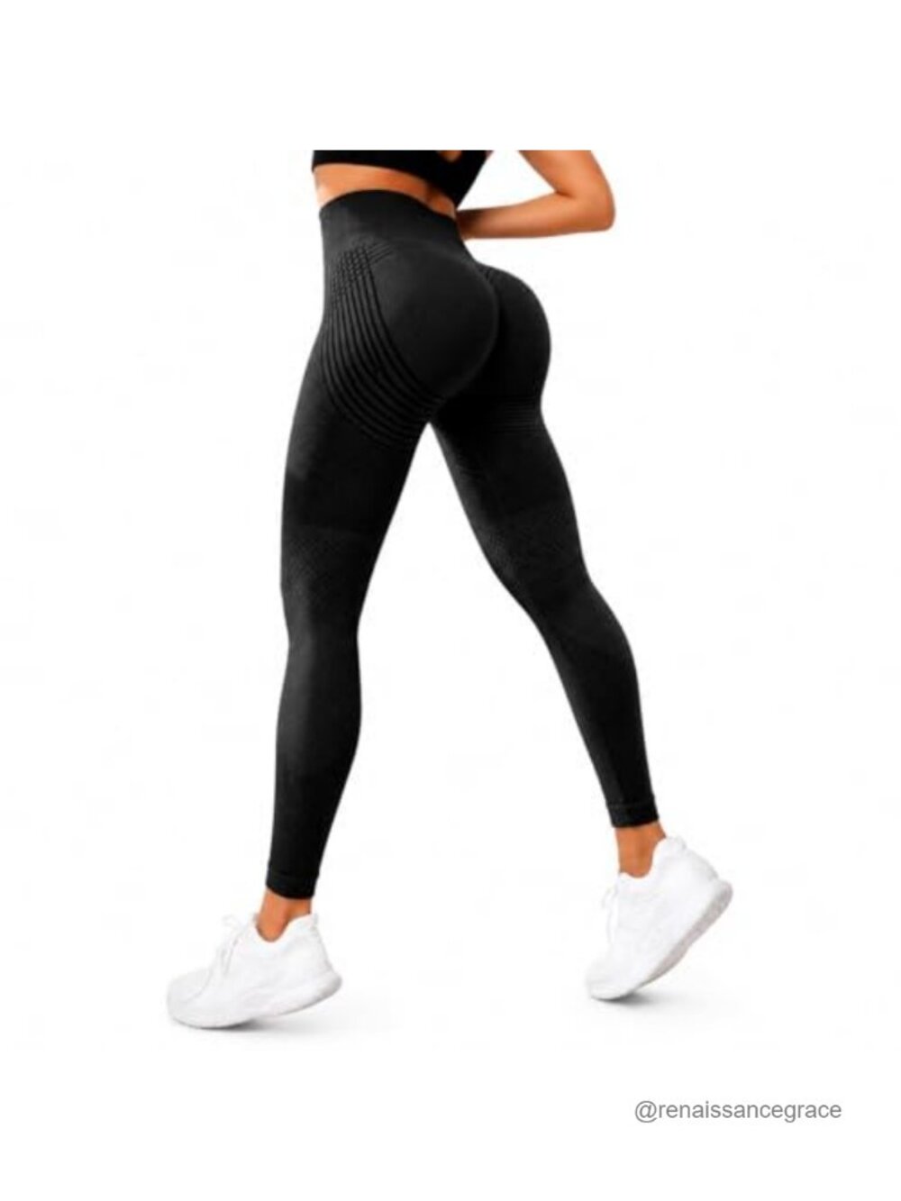 High Waist Seamless Scrunch Butt Leggings Tummy Control Yoga Pants